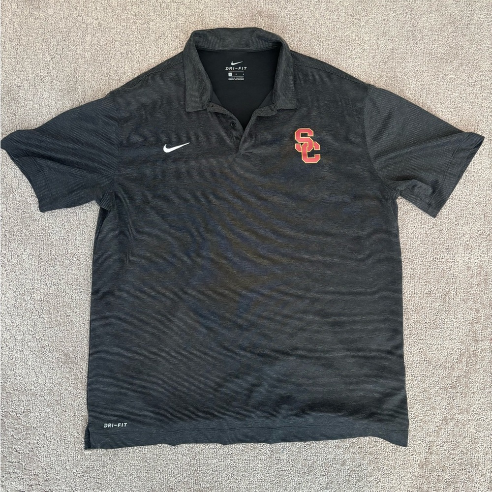 Nike Men's USC Dri-Fit Polo Shirt  - Size L